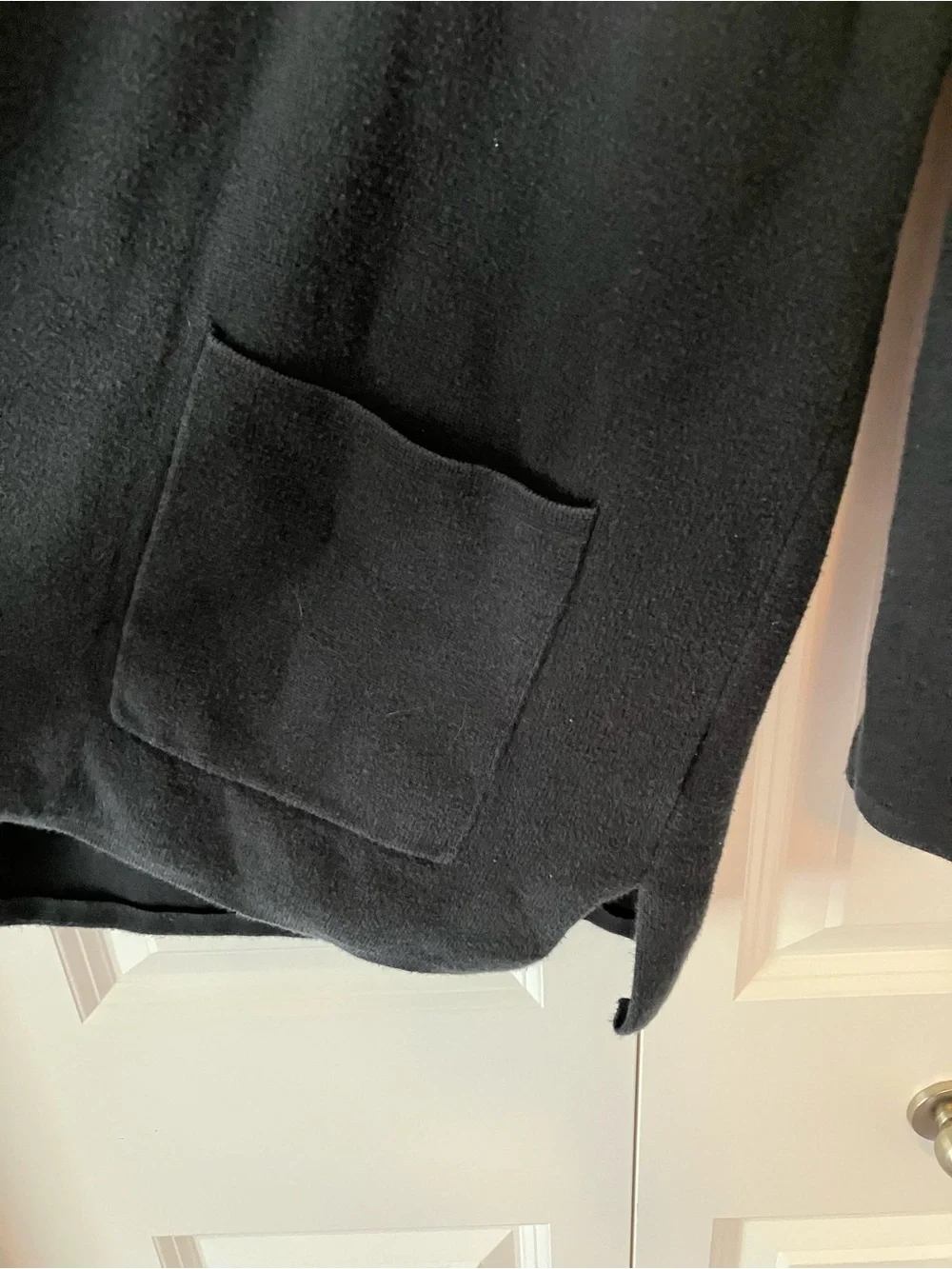 J. Crew Black Open-Front Blazer Cardigan